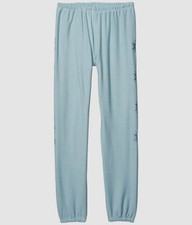  74 Chaser Kid's Girl's Blue Disney Frozen Stretch Elastic Waist Pants Size 8