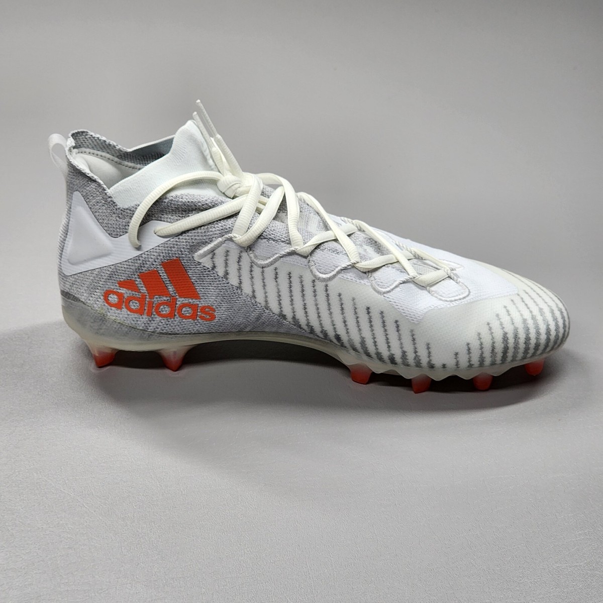 ADIDAS Football Cleats Freak Sz 12 Ultra Primeknit Boost White/Orange FX1300 Adidas Freak Ultra Primeknit Boost Football Cleats Orange  main image 3