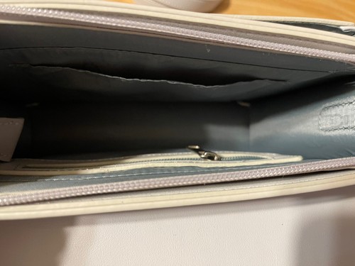Pixie Mood Zoe Crossbody Purse Handbag Gray Vegan Leather. - Picture 4 of 8