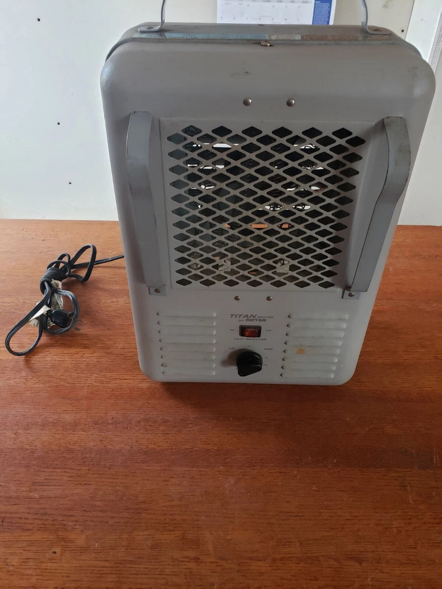 Vintage Patton Titan MH-761 Electric Utility Portable Space Heater - 1500  Watts | eBay