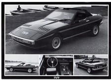 TVR Tasmin 2.8i Convertible c1982-1983 Dutch Market Single Sheet Sales Brochure