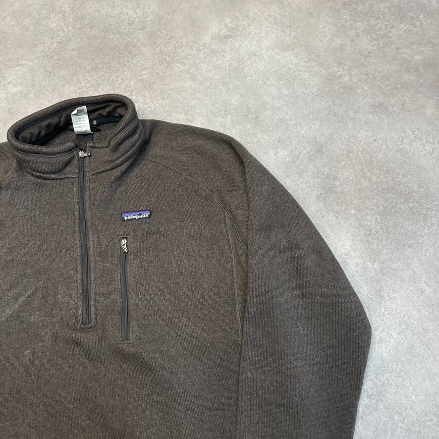 Patagonia Better Sweater Fleece Mens XL Y2K Half Zip Jacket, Brown image 2