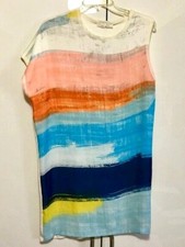 New +Tag~ ZARA Sheath Dress~ Colorful Stripes~ S,M (orig $50)