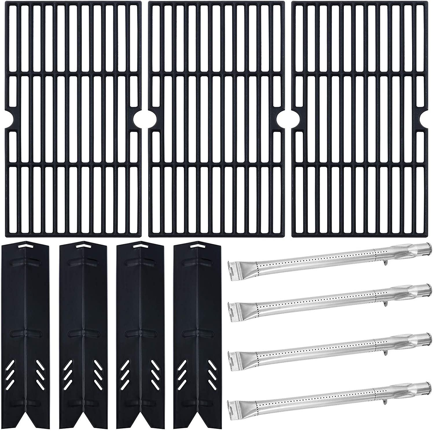 Grill Cooking Grates Burners Heat Plates Replacement Kit for Dyna glo  DGF493PNP | eBay