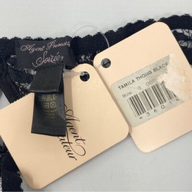 Agent Provocateur SOIREE Black Tamila Thong AP3 Medium NWT $390