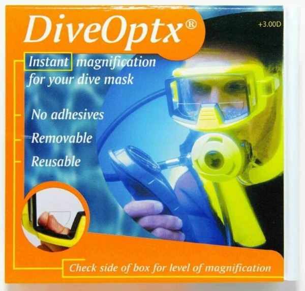 Trident OPTX Flexible Dive Mask Magnifier Pair 2.5 Sport Good Water