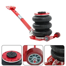 LABLT Triple Bag Air Jack 3 Ton/6600 lb Pneumatic Jack 17.7" For Car Lifting