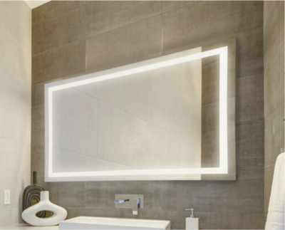 NIB Eurofase ASPEN 55''X 36'' Rectangular Back-Lit LED Mirror 29107-018 FREE SHIP