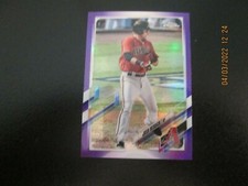 JOSH REDDICK 2021 TOPPS CHROME UPDATE PURPLE REFRACTOR BASE CARD #USC75