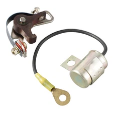 Contact Breaker Ignition Tune Up Kit Points & Condenser Set For Honda CT90 ATC90