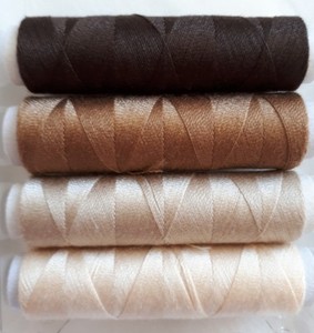 For Hand or Machine New High Quality Brown 1 x 50m Cotton Sewing Thread
