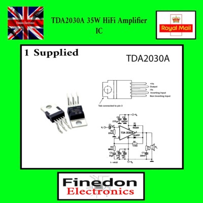 ST TDA2030A 35W Audio-Endstufe IC UK Verkäufer