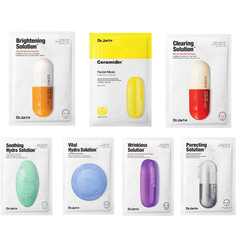 Dr.Jart Face Sheet Masks Dermask collection Mask Pack (7 Type) | eBay