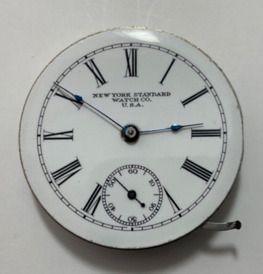 1903 New York Standard Pocket Watch 6s 7j grade 44 model 1 Movement Parts Repair