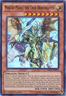 Yu-Gi-Oh! -  Master Peace, the True Dracoslayer - MP17-EN075 - Ultra Rare - 1st