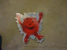 Kool-Aid Man Retro Promotional Store Display Cardboard Display 21" Tall