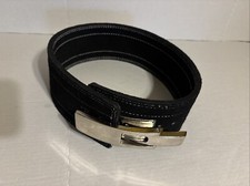 10mm Leather Lever Weight Lifting Belt Powerlifting Gym Heavy Duty Size Small