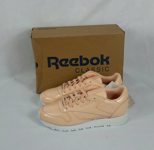 peach reebok classics