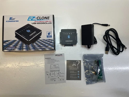 Kingwin EZ-Clone USB3.0 SATA/IDE HDD Ext Adapter Duplicator (USI-2535CLU3)