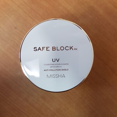 Missha Safe Block RX UV Cover Tone Up Sun Cushion SPF 50+ PA++++ 16g