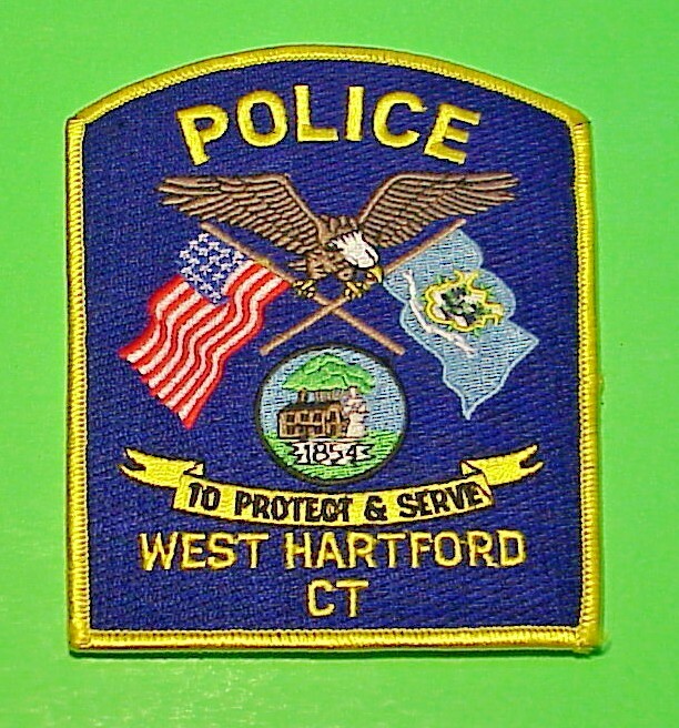 WEST HARTFORD CONNECTICUT CT 5" POLICE PATCH FREE SHIPPING!!! | eBay