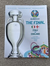 England v Italy Official  2020 Final Programme - Absolutely Mint Condition B