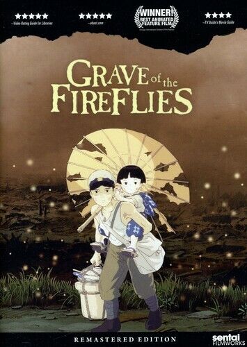 Grave of the fireflies, Dvd covers, Book cover