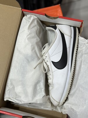 Nike Classic Cortez White Black Women s US 7
