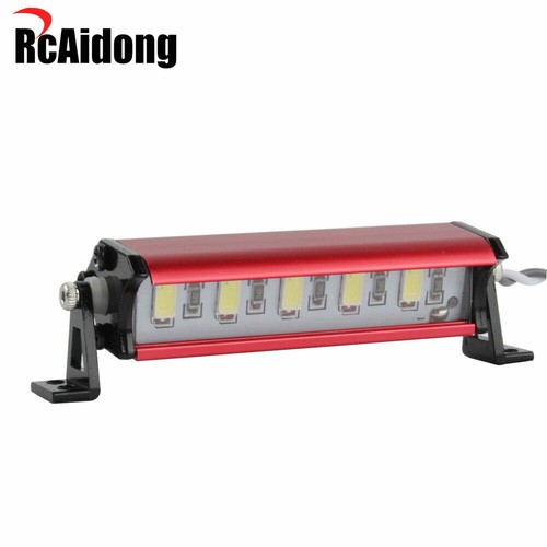 1/10 Lámpara de techo de coche de radiocontrol Barra de luces LED para Axial SCX10 II 90046 D90 Traxxas TRX4 - Imagen 5 de 7