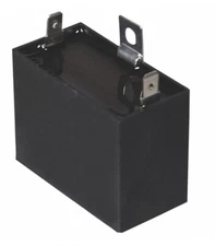 Dayton Motor Run Capacitor: Rectangle, 370V AC, 15 mfd, 2 1/4 in Overall Ht