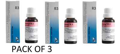 Dr Reckeweg R3 Heart Drops 22ml Pack of 3 Heart Strength Cardiac Support