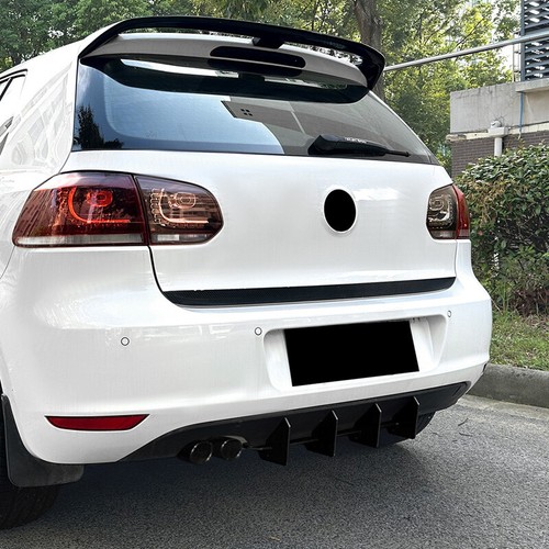 Heckdiffusor Stoßstange Heck Diffusor Spoiler Lippe Für VW Golf 6 MK6 2008-2013 - Picture 12 of 14