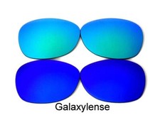 Galaxy Replacement Lenses For Ray Ban RB2132 New Wayfarer Blue Green 52mm 2Pair