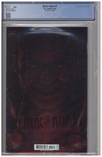 Black Adam #2 CGC 9.6 Rafael Sarmento Lámina Variante 1:50 Edición Cubierta DC 2022 - Imagen 2 de 2