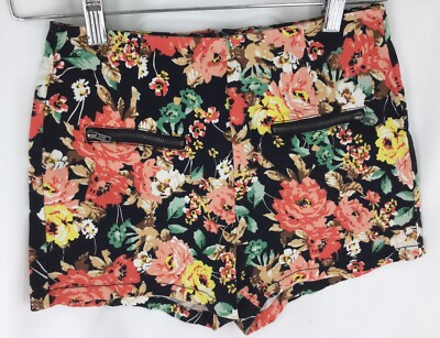 Mine Multi Color Floral Shorts Womens Size S NWT 190606MGO/WBS