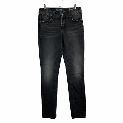 Aiko Joga Skinny Black Jeans 28x31 | eBay
