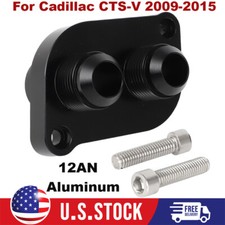 For 2009-15 Cts-v Lsa Supercharger Lid -12an Water Manifold Adapter Intercooler