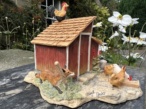 Border Fine Arts Fox and Hen House ‘Eyes Bigger Than Stomach’ by Lowell Davis - Picture 5 of 16