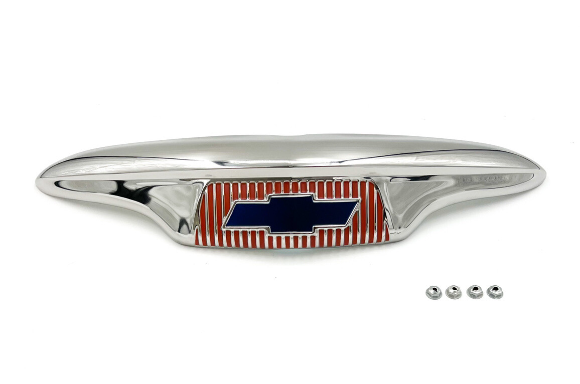 Stainless Steel Hood Emblem Ornament For 1954-1955 Chevy