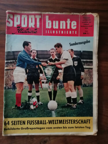 SPORT Illustrierte SONDERHEFT ++ Fussball-Weltmeisterschaft 1958 ++ 64 Seiten - Bild 1 von 11