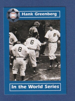 HANK GREENBERG 2008 Jewish Major Leaguers #25 Tigers JML In The World Series*
