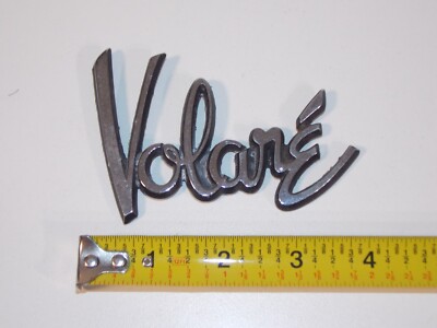 Vtg 1977 Plymouth Volare Vehicle Fender Emblem Script 40223529 | eBay