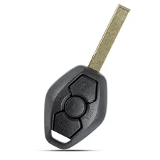 Replacement Uncut Keyless Remote Car Key Fob Straight For BMW 3 Series /5 Series