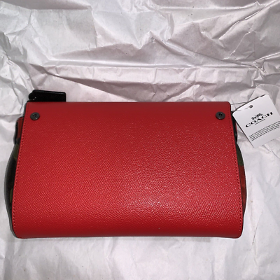 小物 coach-T COACH Zip Top Shoulder Bag In Signature Canvas With Horse