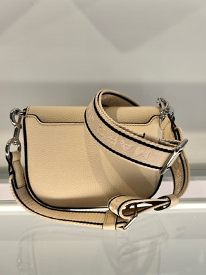 Marc Jacobs The Turn Lock, Logo, Leather Crossbody Mini Bag Marc Jacobs The Turn Lock, Logo, Leather Crossbody Mini Bag