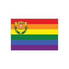 Rainbow Nevada Gay Pride Flag Sticker Decal