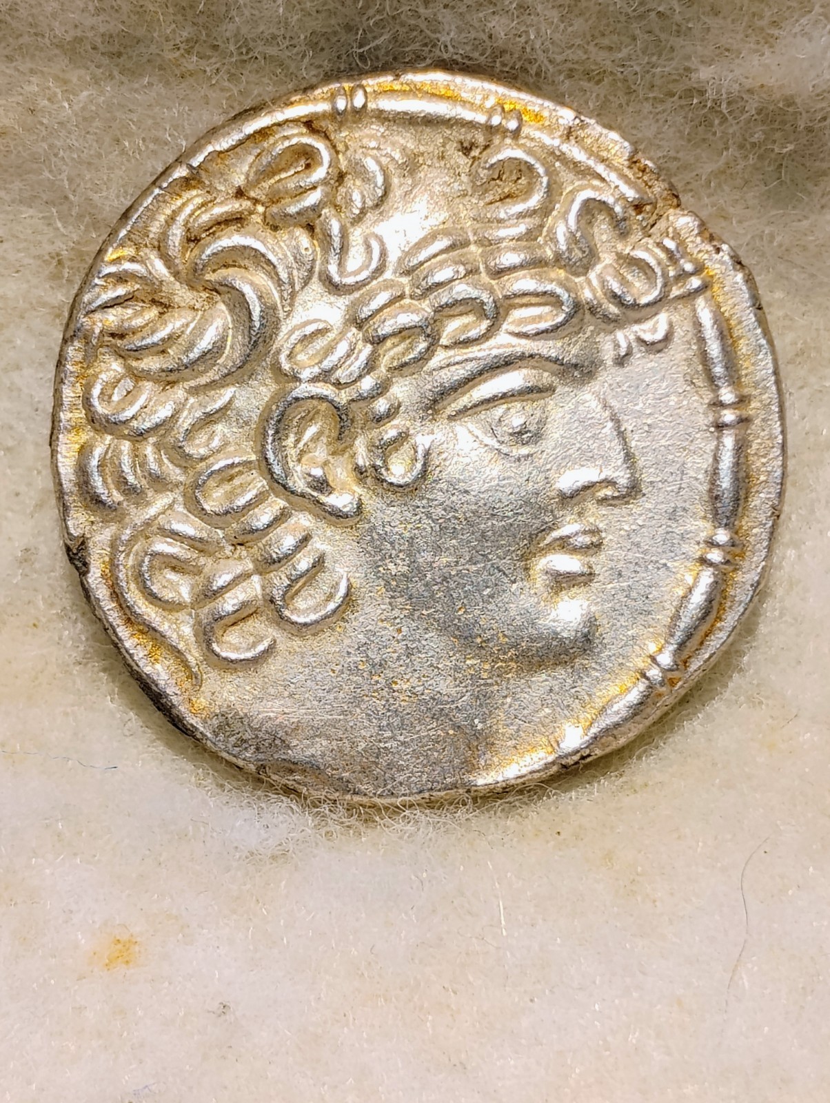 GREECE SYRIA ~ SELEKID ANTIOCHOS VII ~ 138-129 BC ~ TETRADRACHAM ~ CH AU