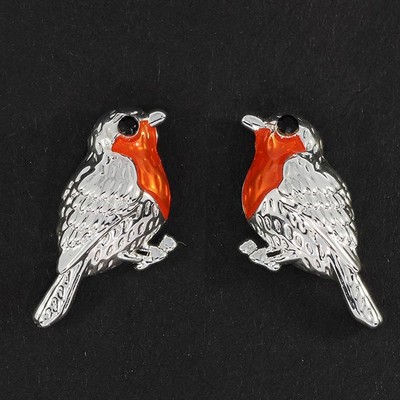 Equilibrium Robins Appear versilberte Ohrstecker 334743