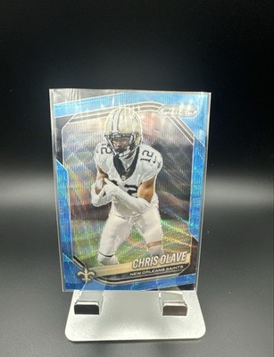 2025 Panini Prizm - Chris Olave #192 Blue Wave Prizm /230