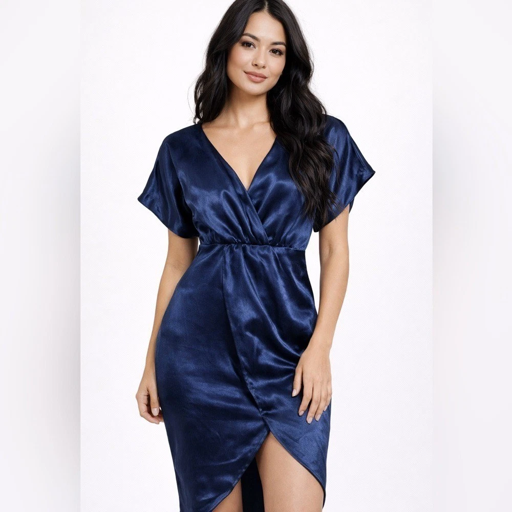 royal blue dress express express royal blue satin dress